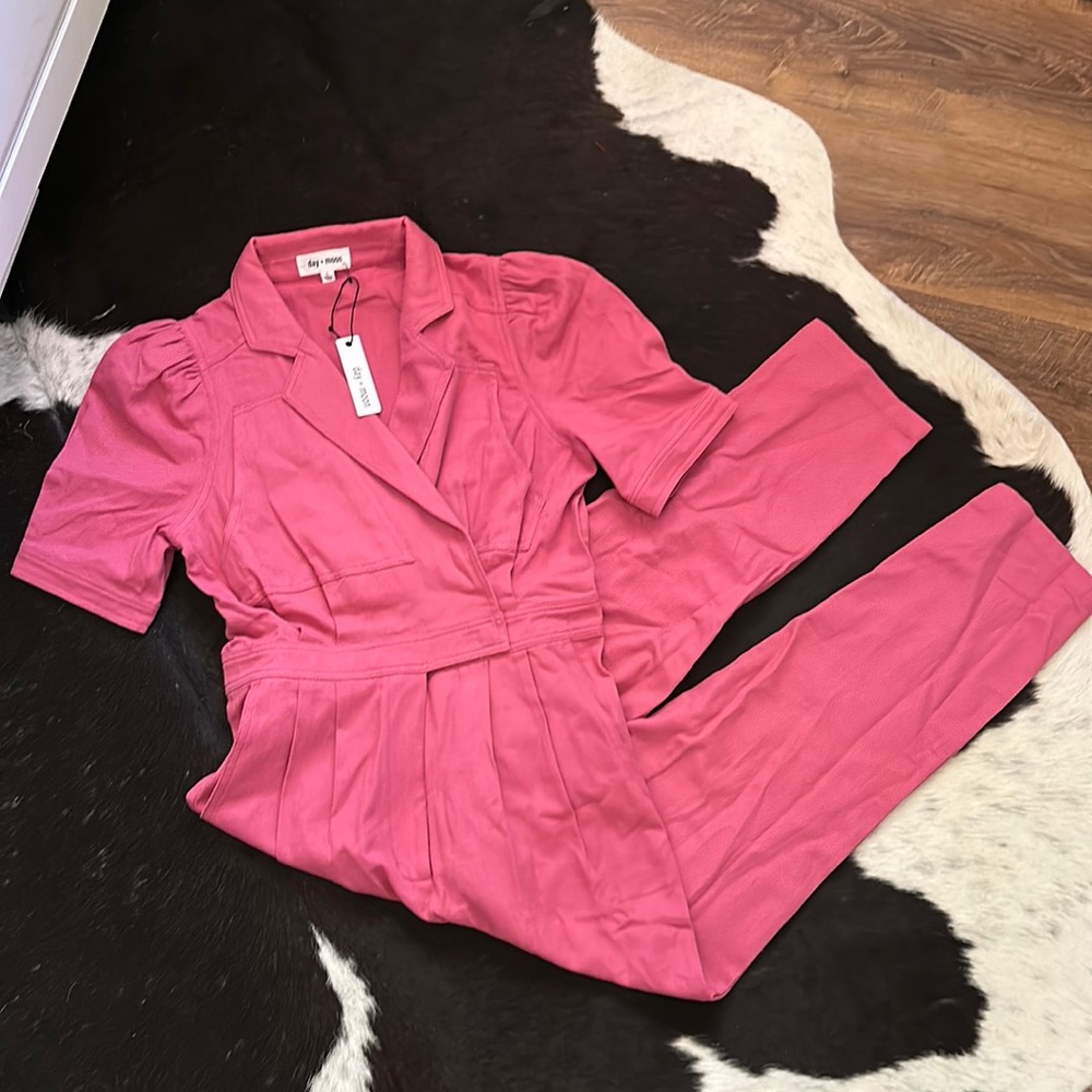 Day + Moon Pink Jumpsuit